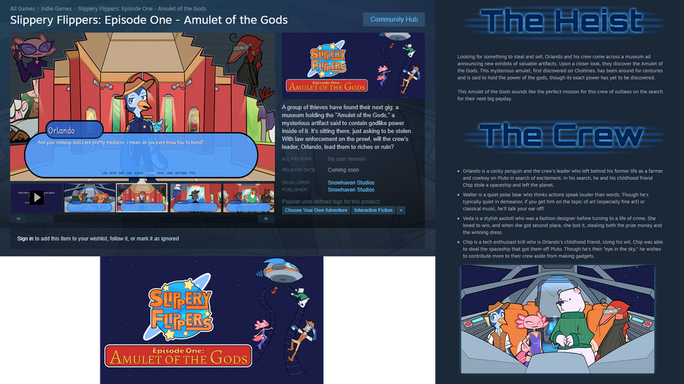 Slippery Flippers Marketing Assets